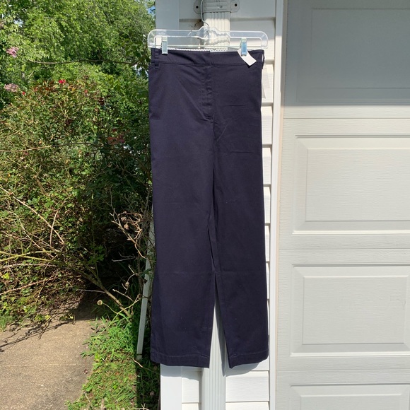NWT Talbots "the Perfect Crop" Navy Blue Pants - Picture 6 of 6